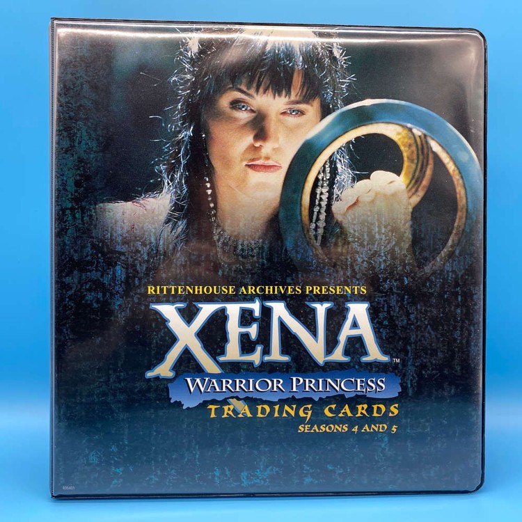 Xena Warrior Princess Season 4 and 5 Binder plus autograph + binder ...