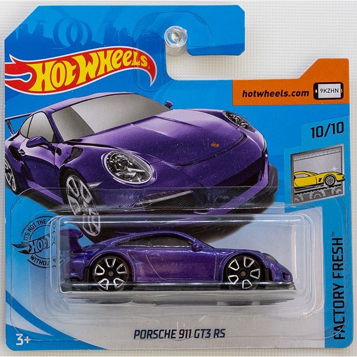 Hot Wheels Porsche 911 GT3 RS Purple Short Card | Hoarders | Modern ...